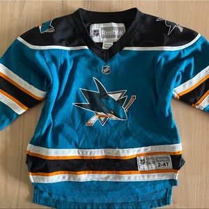 Toddler Sharks Hockey Jersey